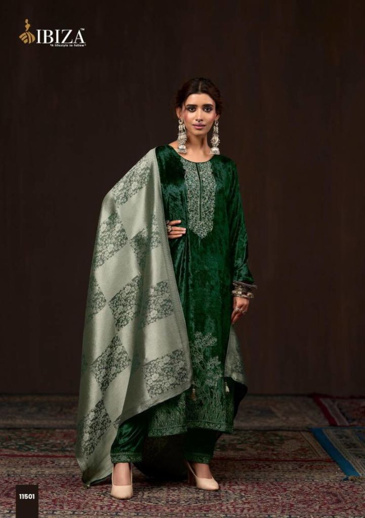 Ibiza Makhmali Designer Salwar Kameez