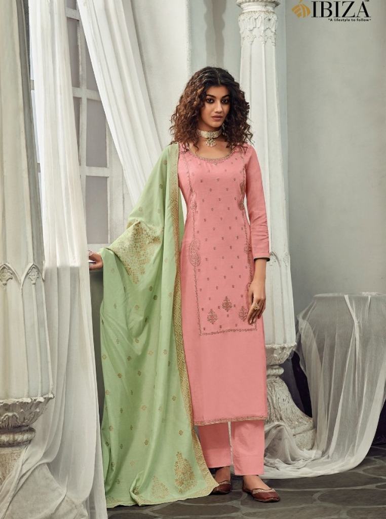 Ibiza Melissa Fancy Wear Embroidery Dress Material Catalog 