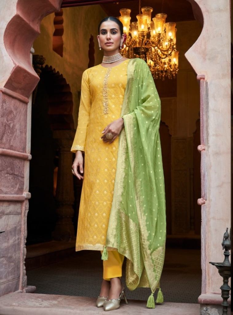 Kalaroop Tani Designer Ethnic Wear Jacquard Readymade Salwar suits