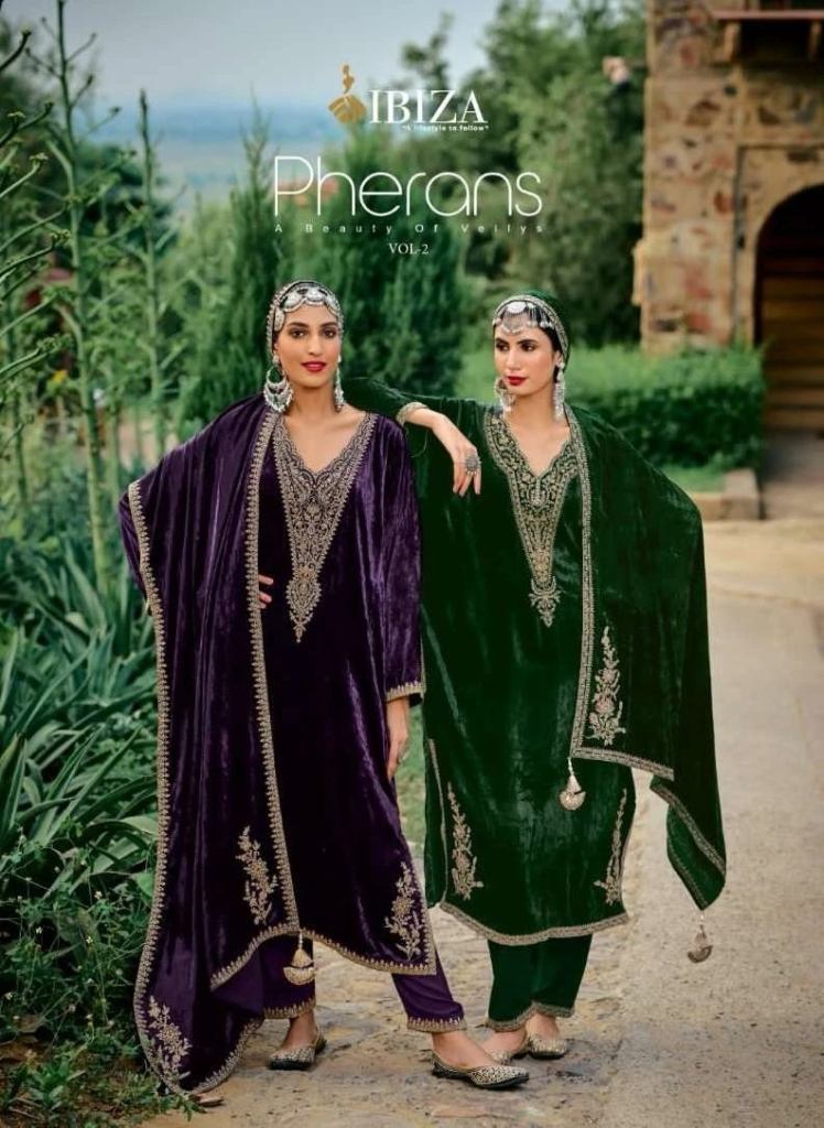 Ibiza Pherans Vol 2 Pashmina Dress Material Collection