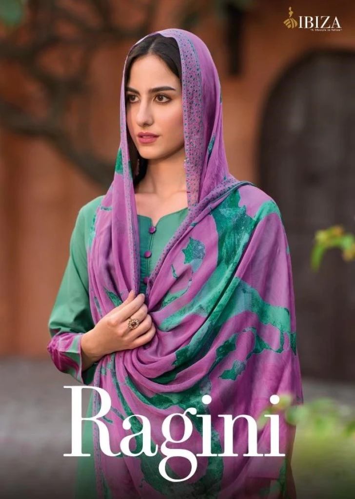 Ibiza Ragini Lawn Cotton Printed Salwar Suit Material