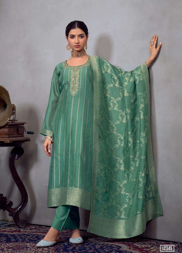Ibiza Saawariya Jacquard Handwork Salwar Kameez 