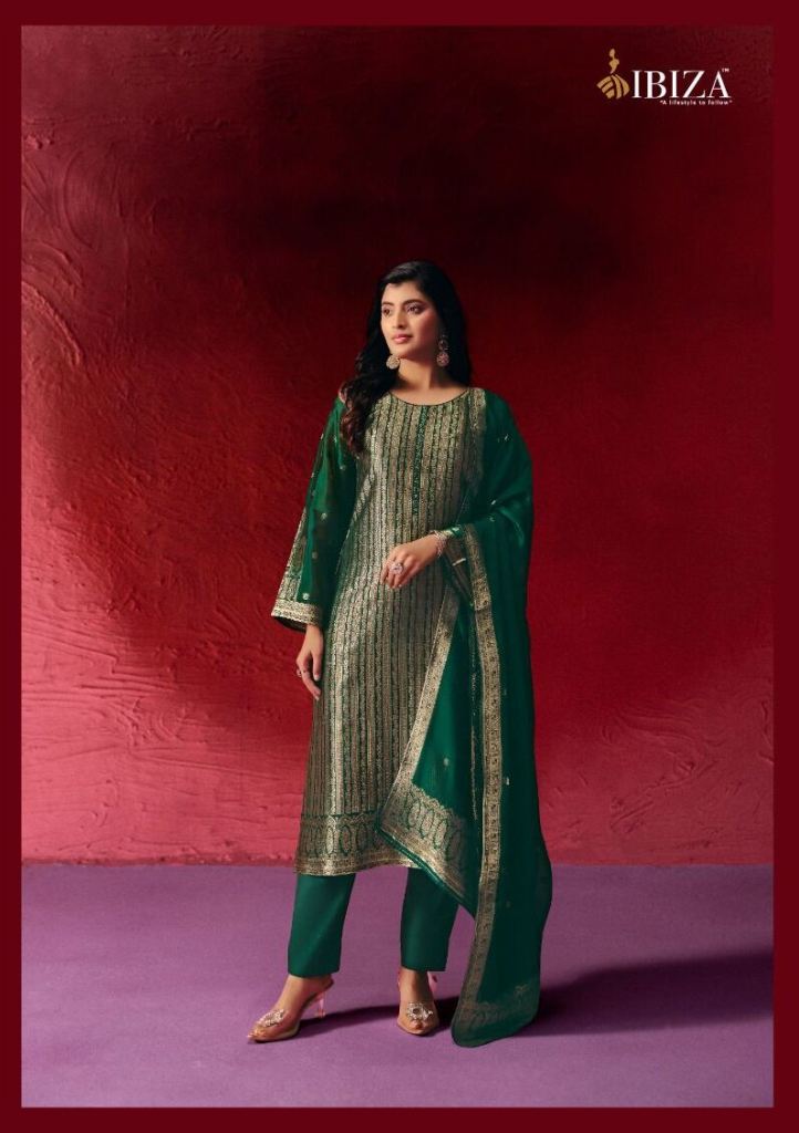 Ibiza Zeya Jacquard With Work Salwar Kameez
