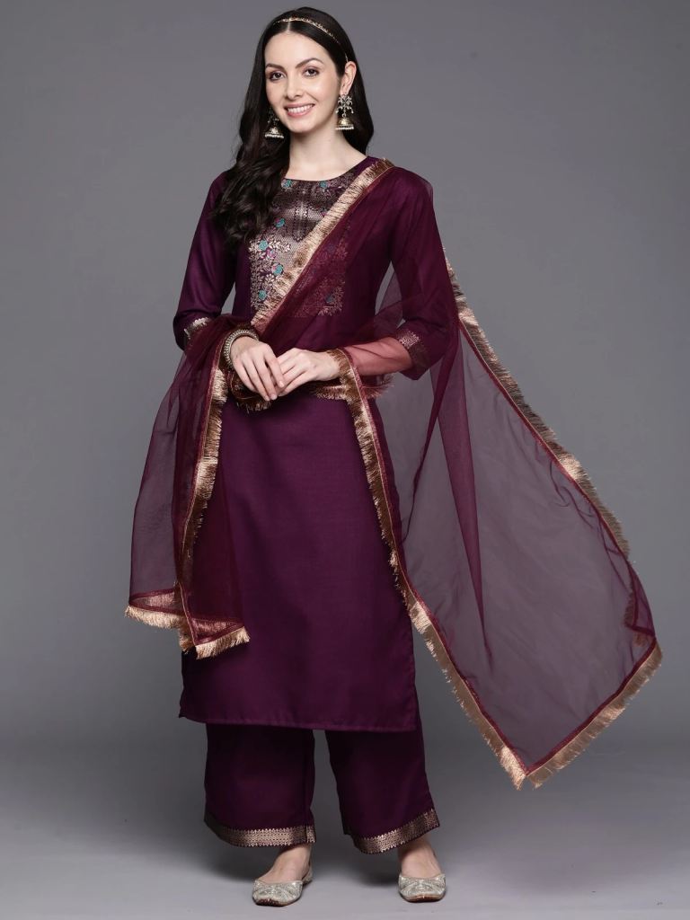 Indo Era 2365 Cotton Kurta With Bottom Dupatta