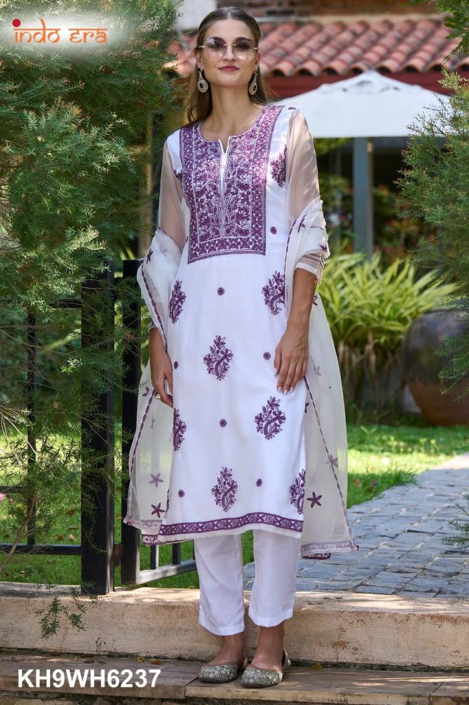 Indo Era 2475 Organza Kurti Set