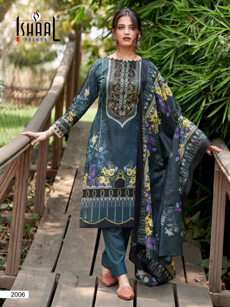 Ishaal Gulmohar Combo vol 2 Karachi Dress Material Catalog,