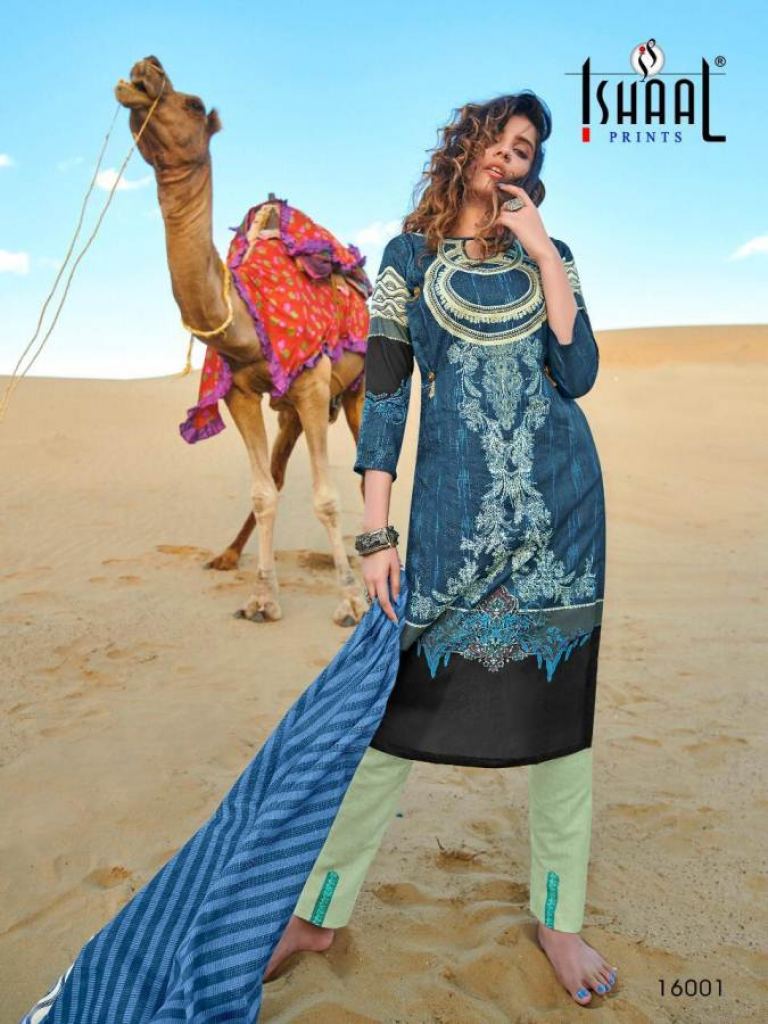 Ishaal Gulmohar vol  16 Karachi Dress Material