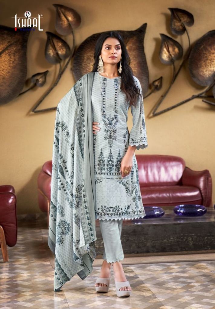 Ishaal Gulmohar  vol 27 Karachi Cotton Dress Materials collection 