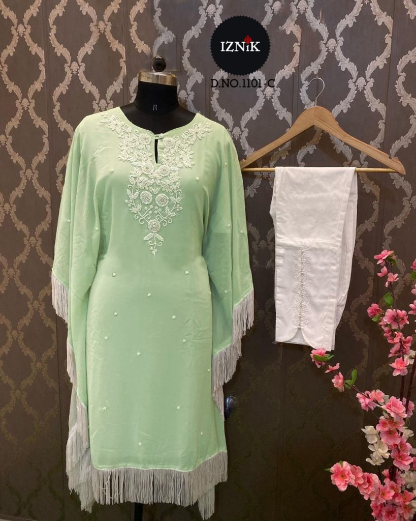 Buy Iznik 1101 GeorgetteNew Festive Wear Designer Ready Made Collection