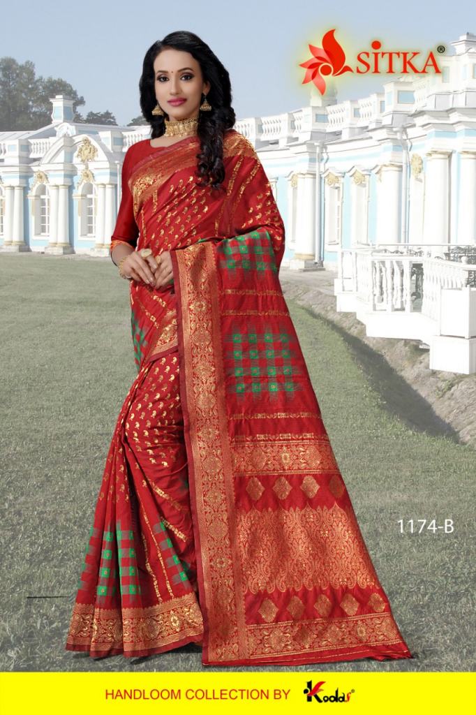 Sitka Present  jabriya jodi 1174 sarees collection 