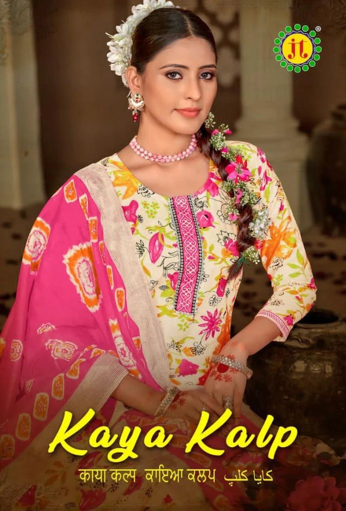 JT Kaya Kalp Beautiful Ready Made Cotton Printed Dress Collection