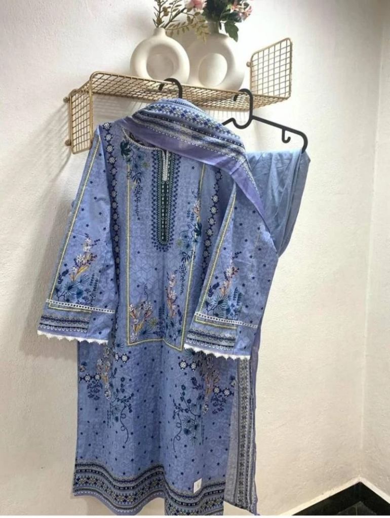 Jade Bin Saeed Vol 5 lawn Cotton Printed Pakistani Style Salwar Suit