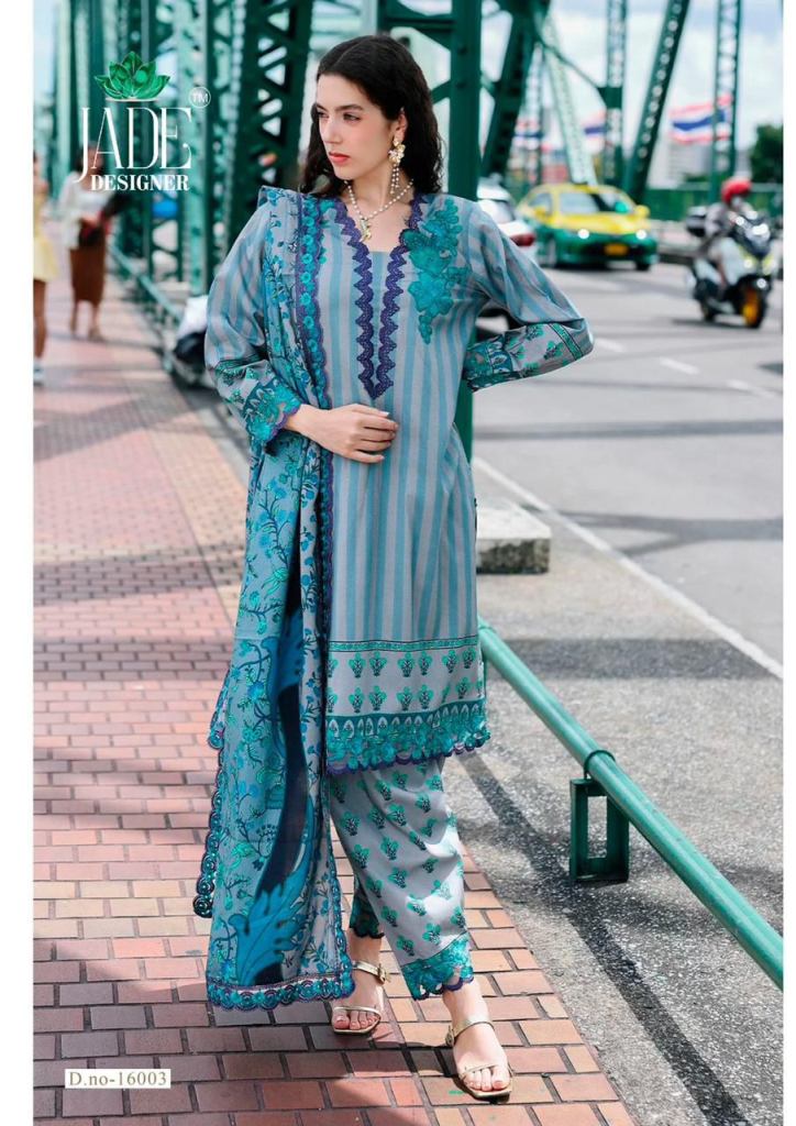 Jade Crimsons Vol 16 Dress Material