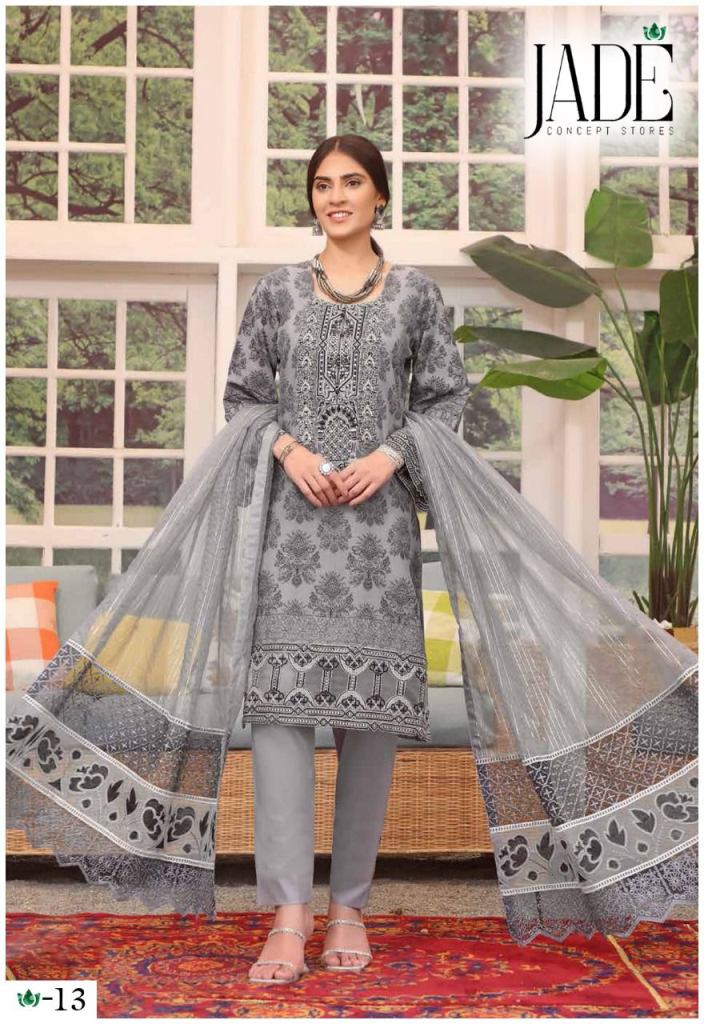 Jade Jahan Ara  vol 2 Karachi Cotton Printed  Dress Material 