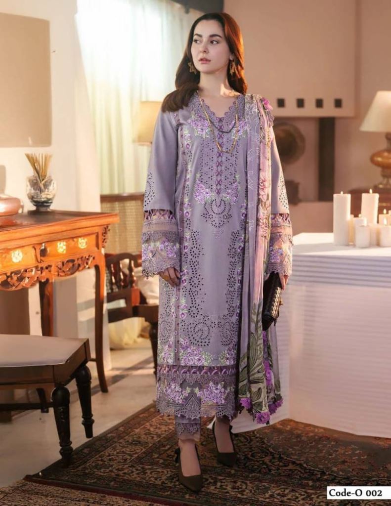 Jade Ombre Intezar Printed Dress Material 