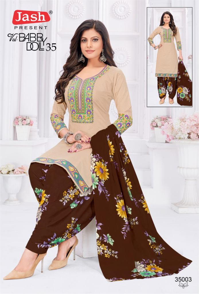 Jash Baby Doll Vol 35 A Casual Wear Cotton Printed Dress Materials