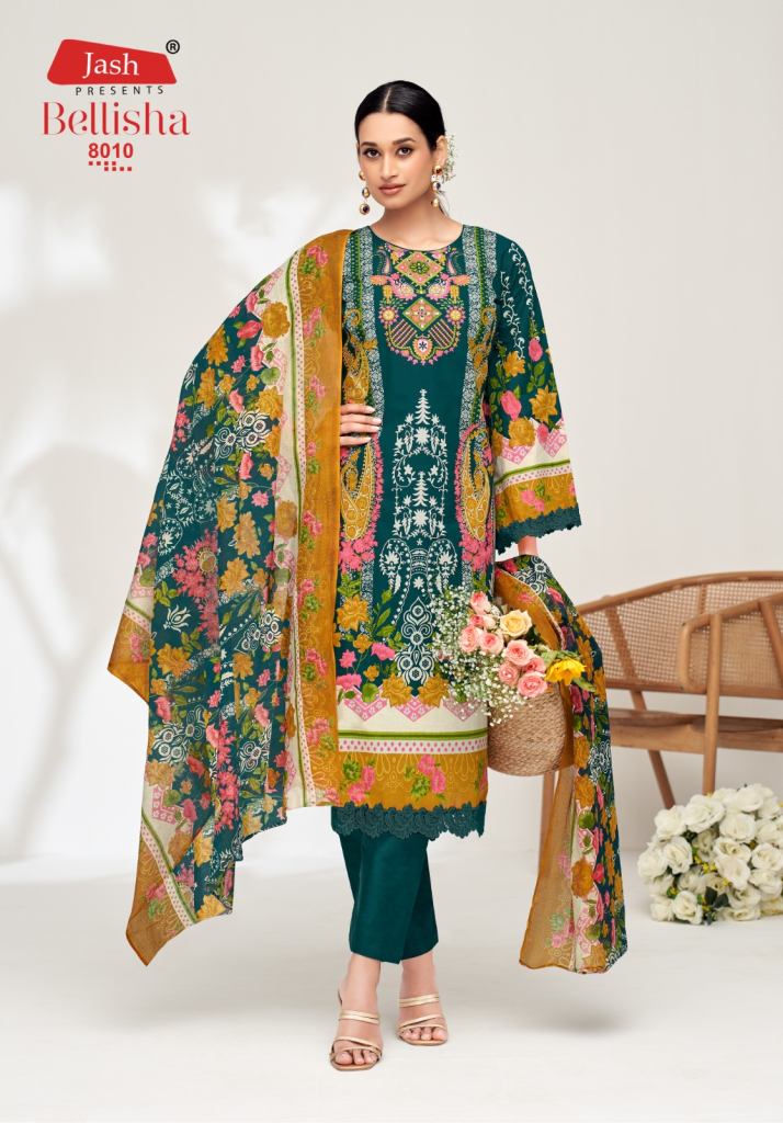 Jash Bellisha Vol 8 Printed Dress Material