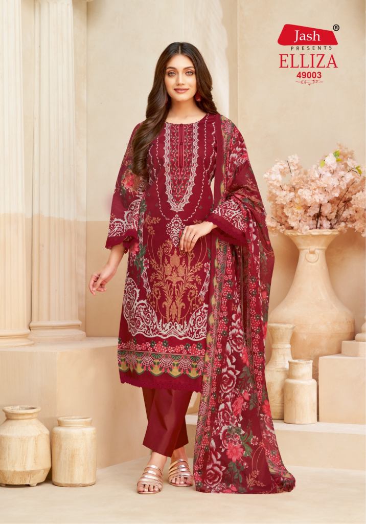 Jash Elliza Vol 49 Printed Dress Material