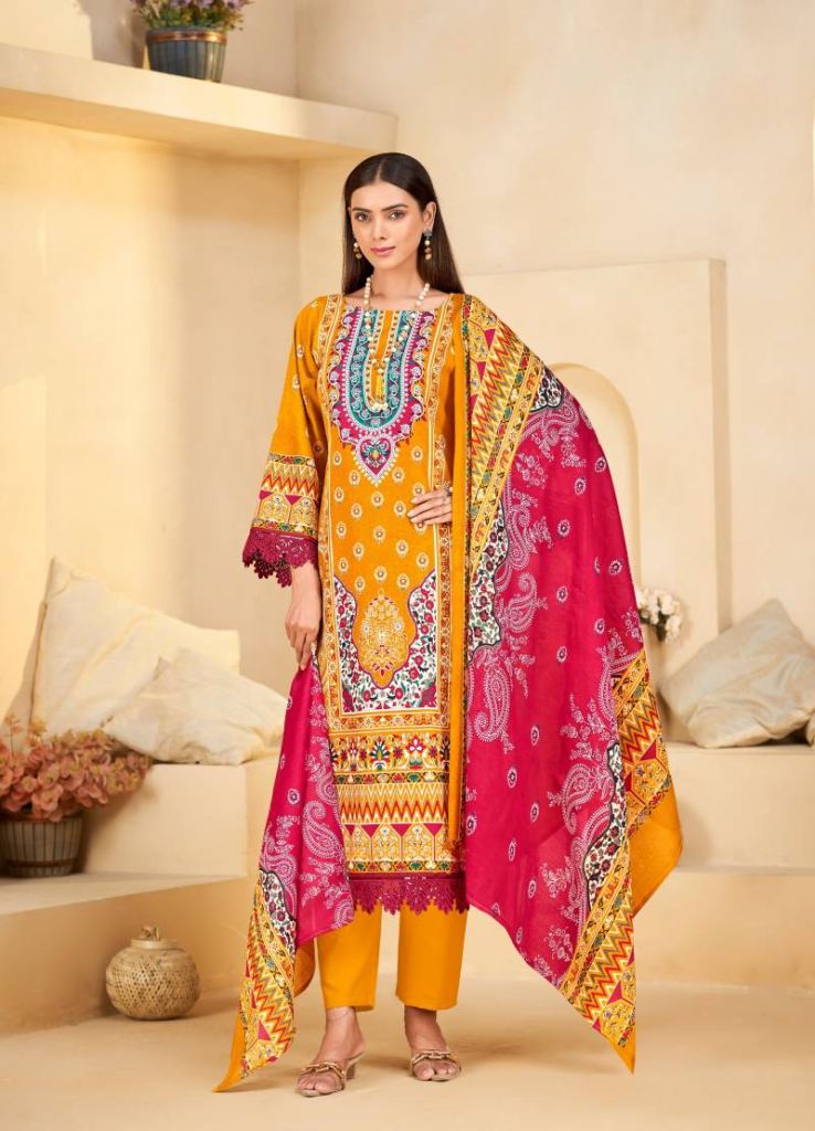 Jash Qurbat Vol 4 Mix Cotton Dress Material 