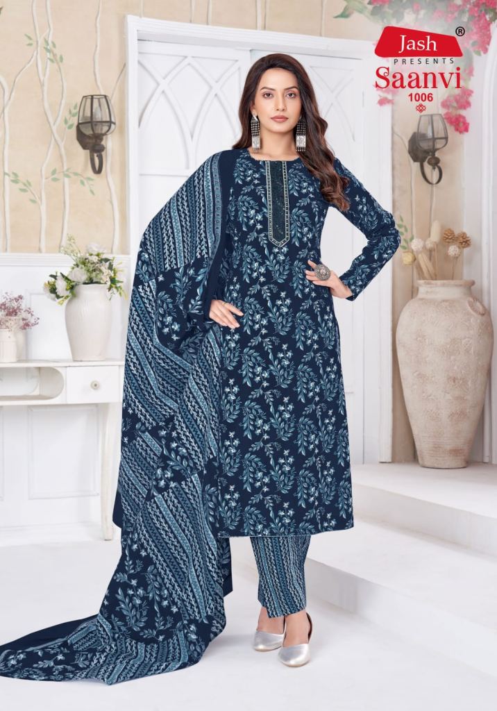 Jash Saanvi Printed Dress Material