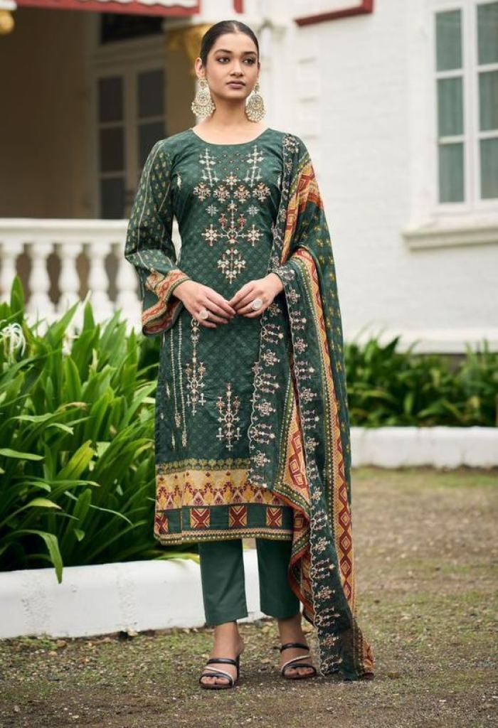 Jihan Bin Saeed Vol 5 Designer Lawn Cotton Pakistani Salwar Collection