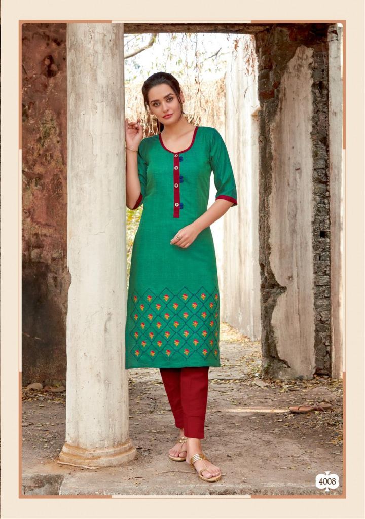 Jinesh Nx Aroma Vol 1 14 Kg Rayon With Hand work Casual Wear Kurtis