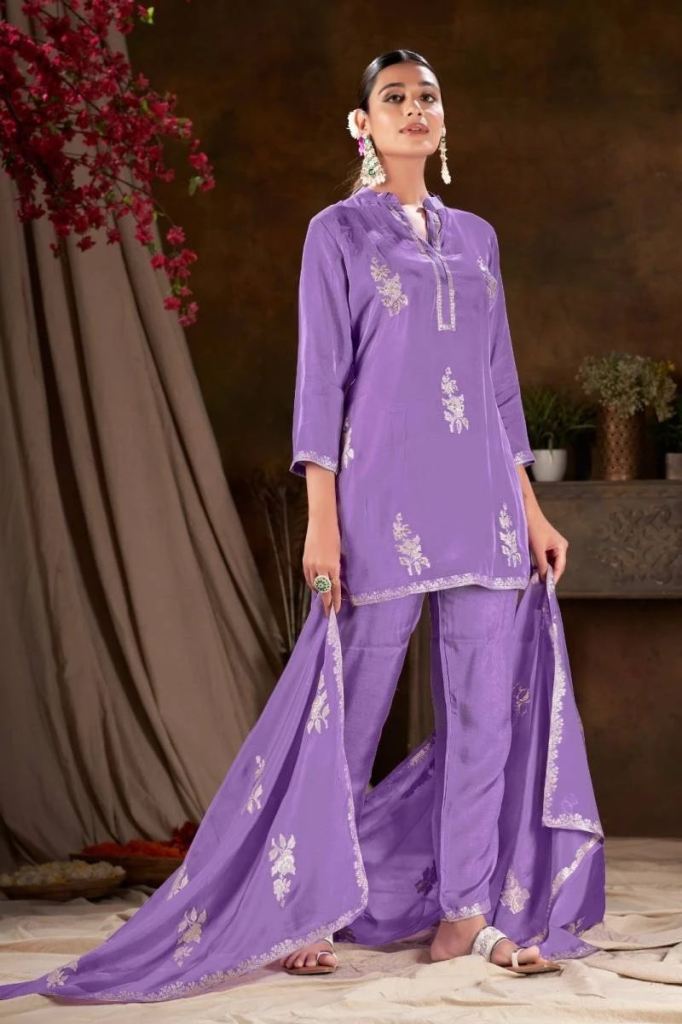 Jivora Party Exclusive Premium Ready Made Hand work  Salwar Suit