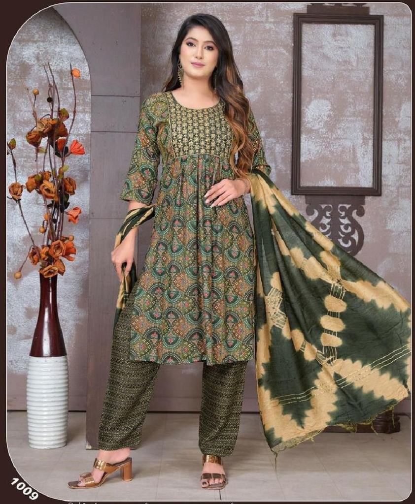 Jlf Sargam Vol 1 Designer Wear Kurti Bottom With Dupatta 