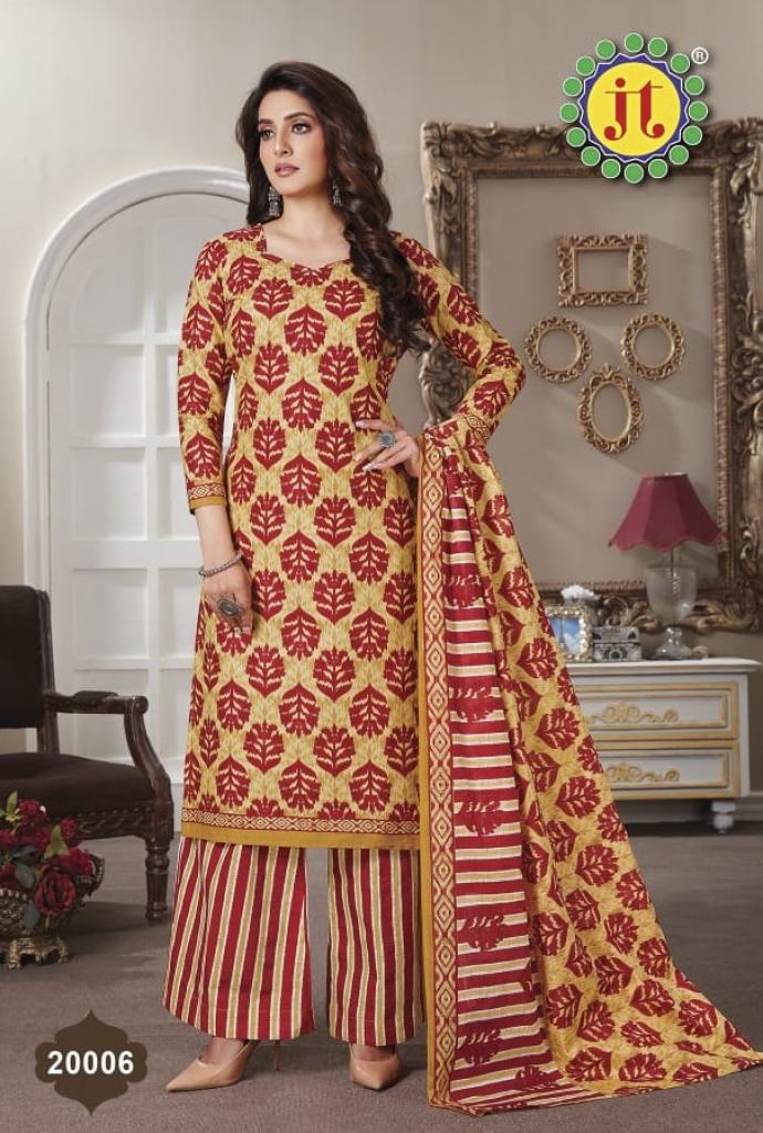 Jt Alia 20 Catalog Daily Wear Cotton Printed Women Dress Materials 