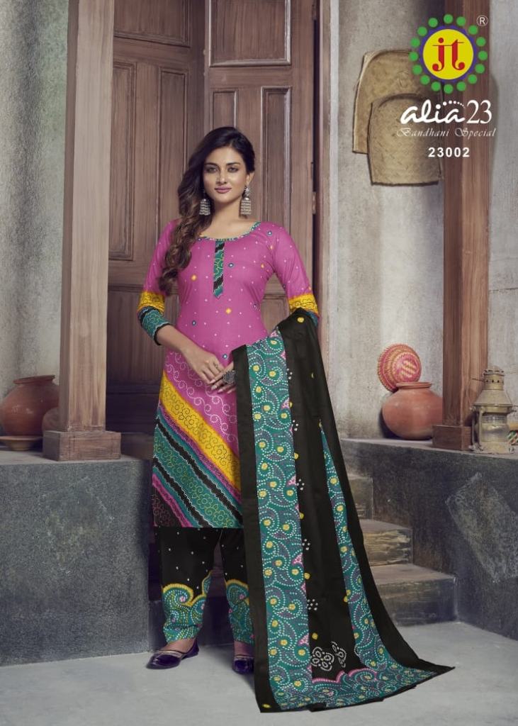 Jt Alia Vol 23 Regular Wear Printed Cotton Dress Material 