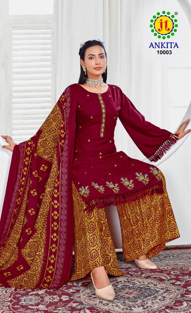 Jt Ankita Vol 10 Dress Material