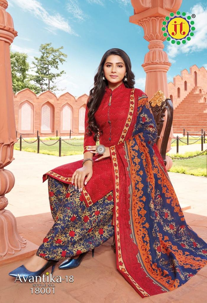 Jt Avantika vol 18 Cotton Printed Regular wear Dress Material Collection