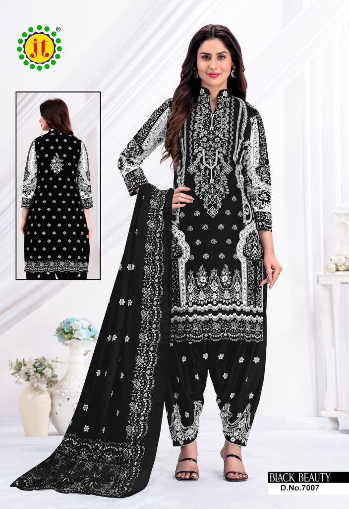 Jt Black Beauty Vol 7 Cotton Dress Material Collection