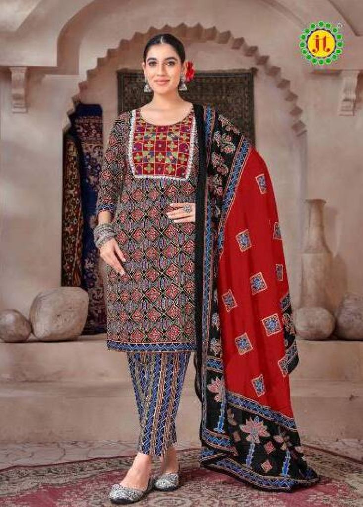 Jt Panihari Vol 1 Cotton Dress Material
