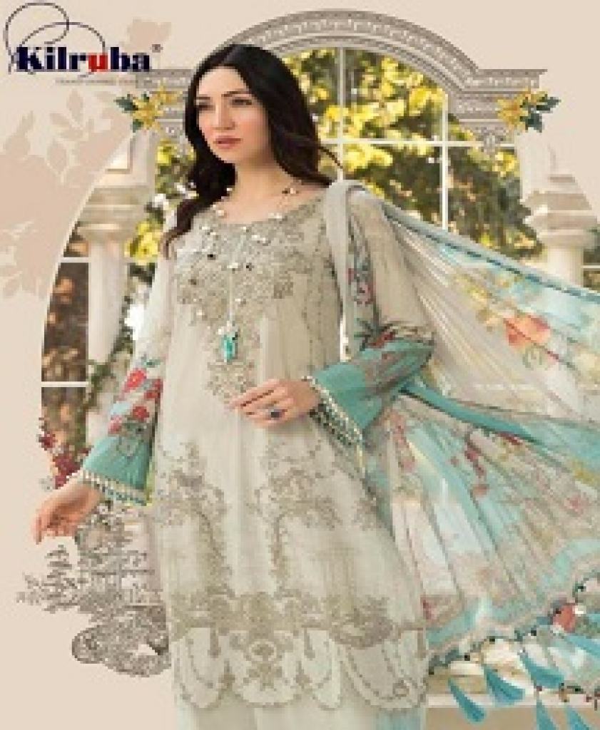 KILRUBA M PRINT LAWN COLLECTION 2020 EMBROIDERED & LAWN PRINTED 