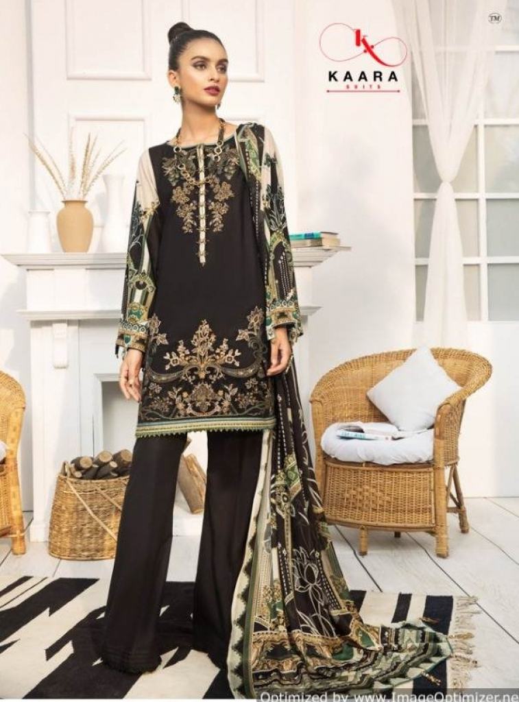 Kaara presents  Firdous Lawn Collection vol  4 Pakistani Suits