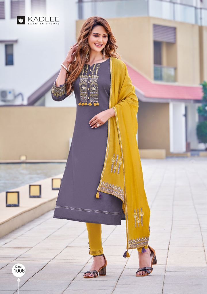 Kadlee Anupma Designer Kurtis With Bottom Dupatta Collection