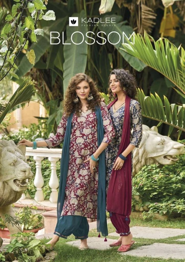 Kadlee Blossom Model Printed Designer Ready-Made Suits