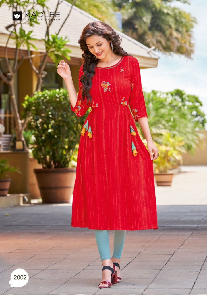 Kadlee Inayat Fancy Wear Embroidery Kurtis Collection