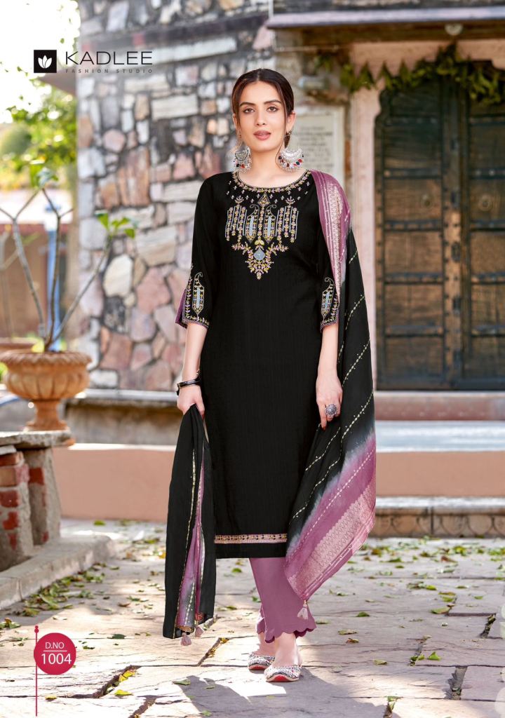 Kadlee Kalindi Viscose Kurti Bottom With Dupatta