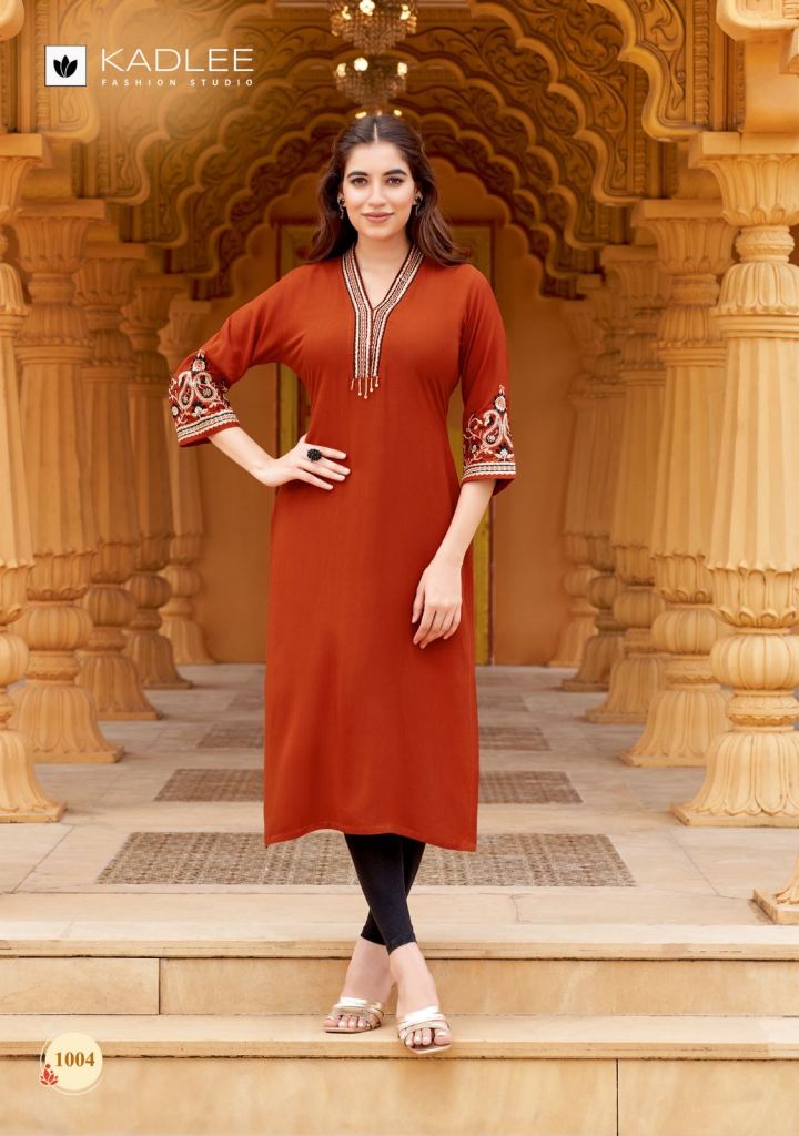 Kadlee Ladlee Vol 2 Thread Work Kurti 