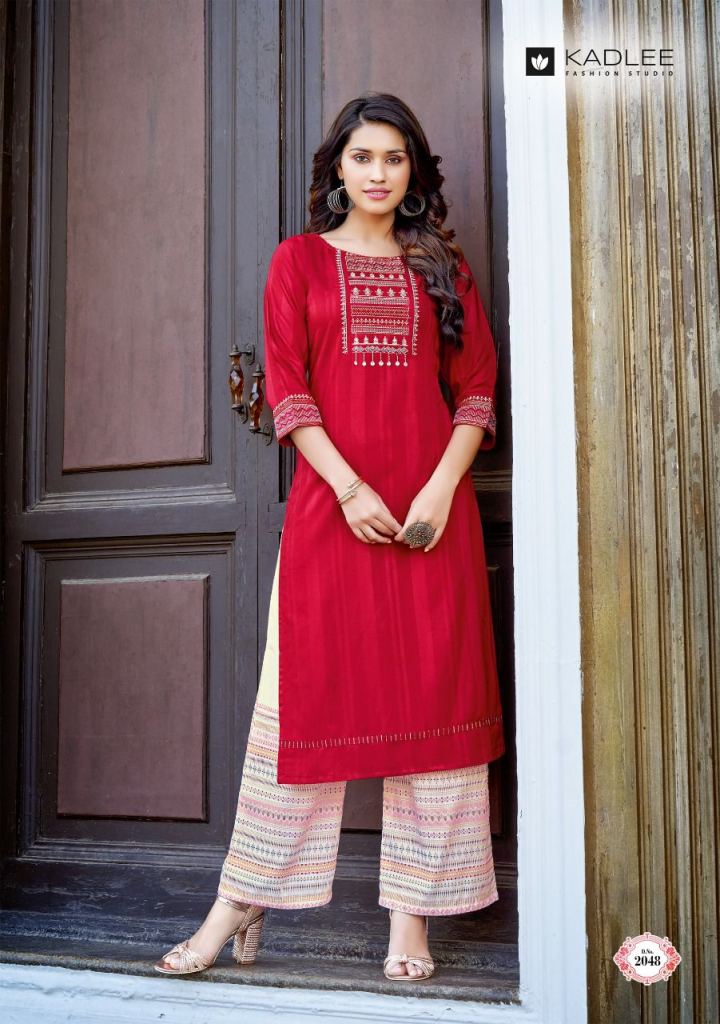 Kadlee Pankh  vol 7 Nx Regular Wear Kurti With Bottom Collection