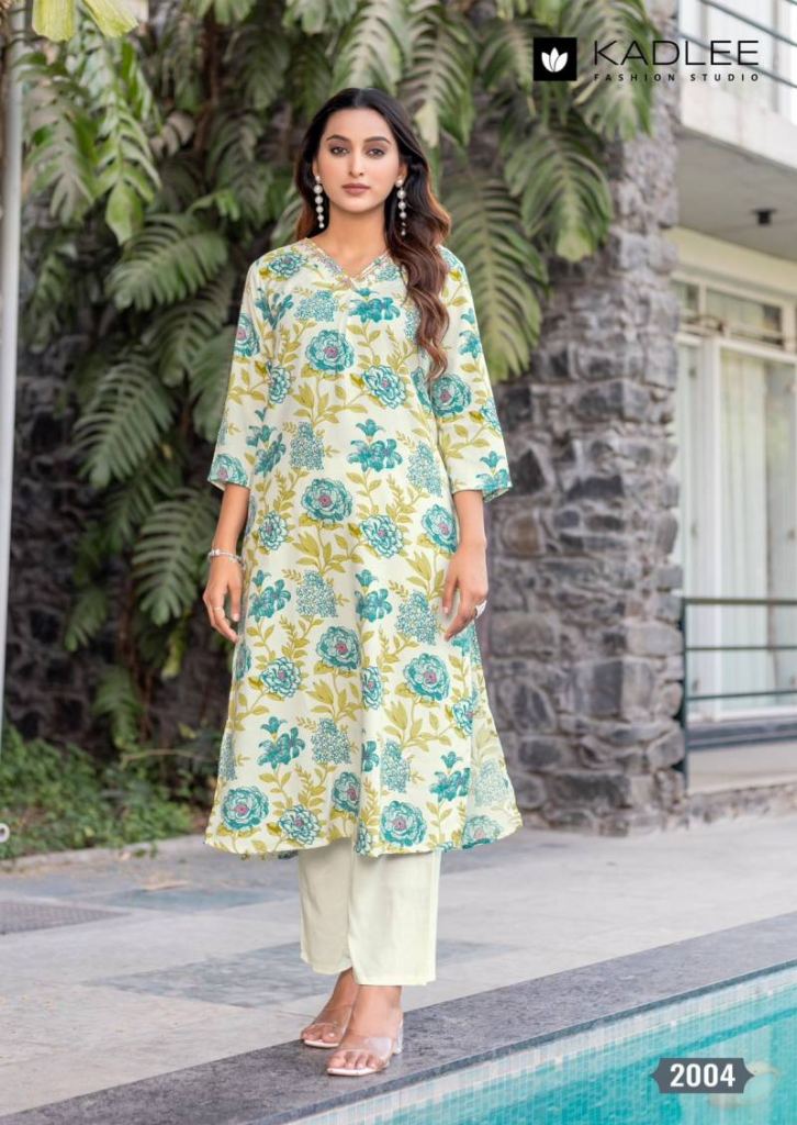 Kadlee Preetkala Printed Kurti With Bottom