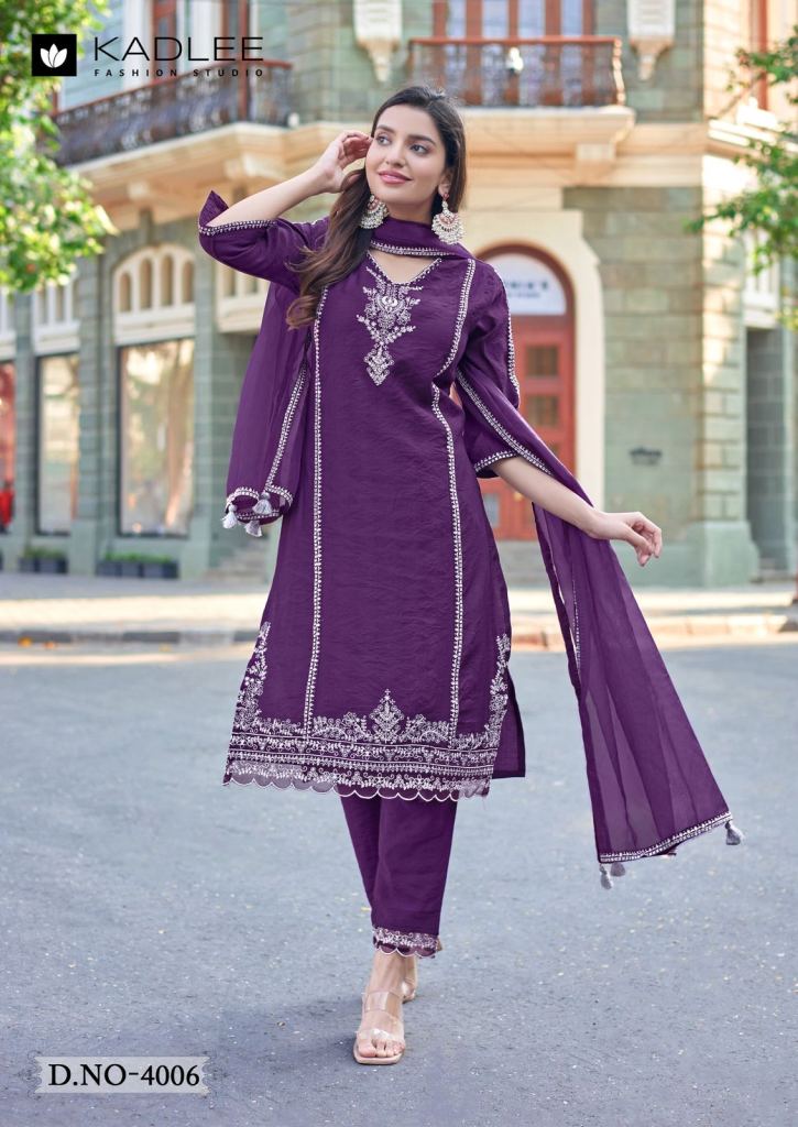Kadlee Risha Kurti Pant And Dupatta
