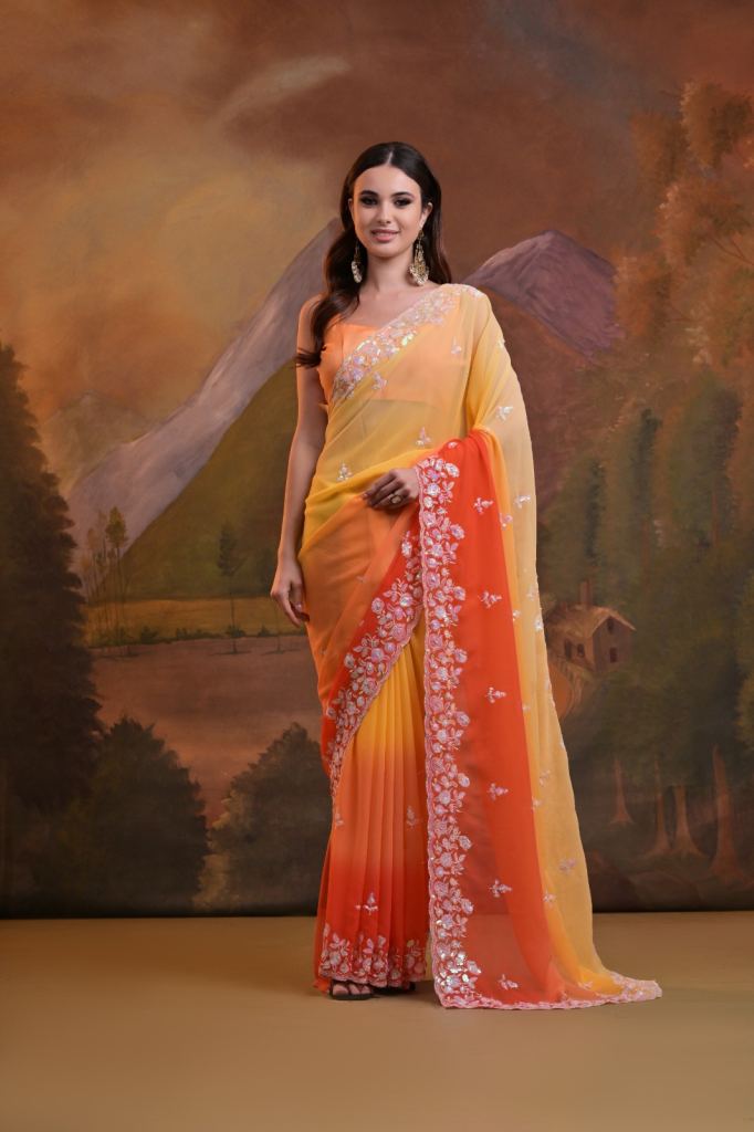 Kajal Paddding Saree