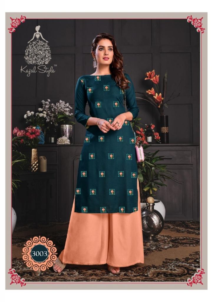 Kajal style presents  Fashion  Galaxy  vol 3 Kurti With Bottom Collection