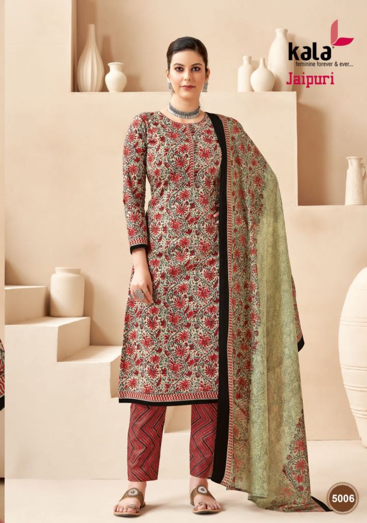 Kala Jaipuri Vol 3 Casual Wear Cotton Printed Dress Material Collection
