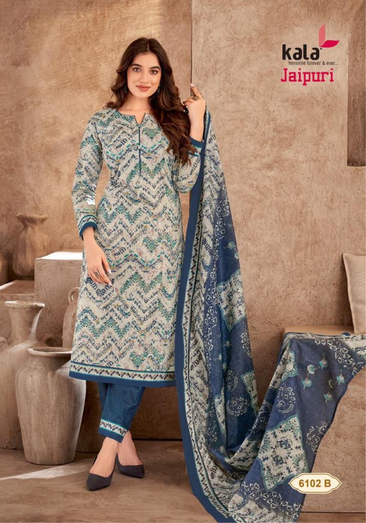 Kala Jaipuri Vol 5 Dress Material