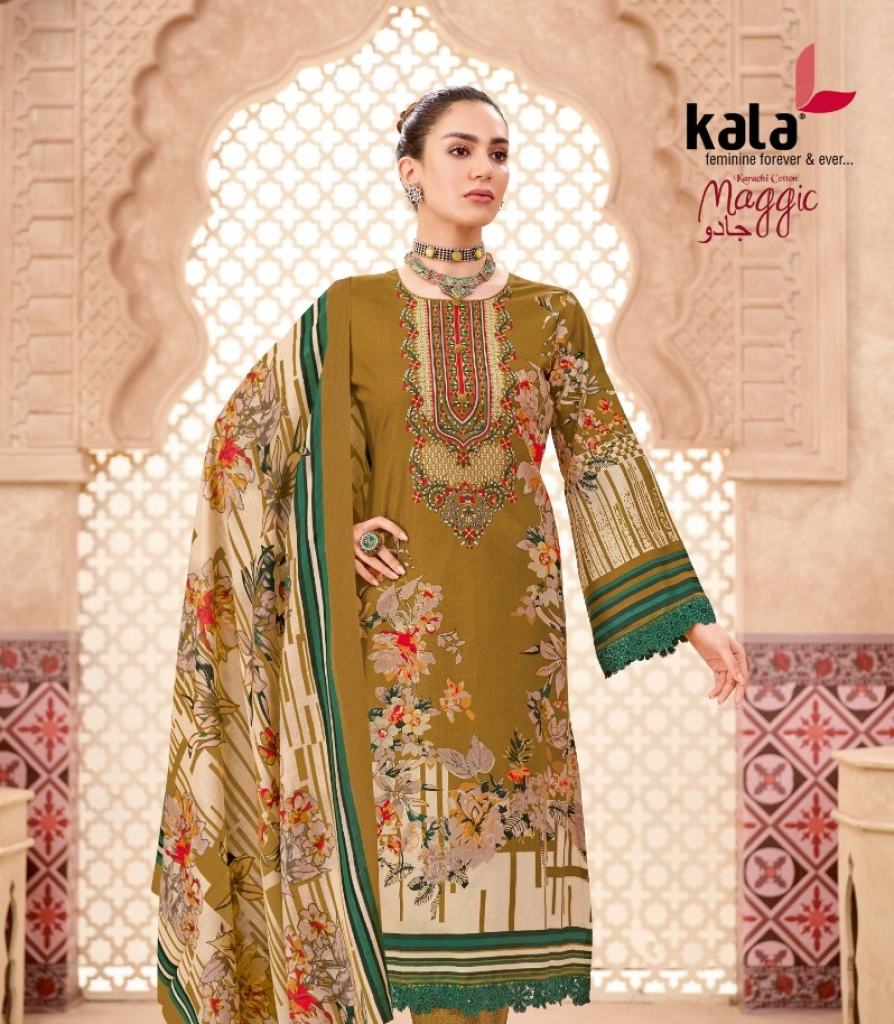Kala Maggic Vol 24 Printed Karachi Dress Material