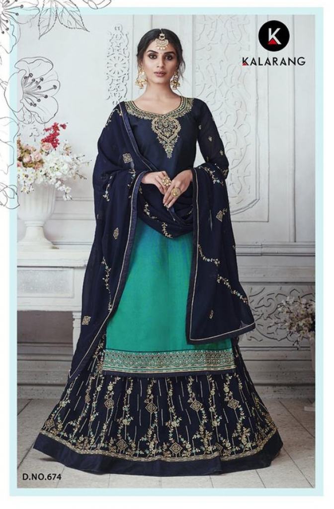 Kalarang Aasira Georgette Designer Salwar Suits  catalog 